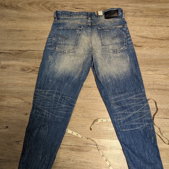 NWT, G-star 3301 raw, destroyed, boyfriend jeans 25 x 32 relaxed fit - Picture 12 of 12
